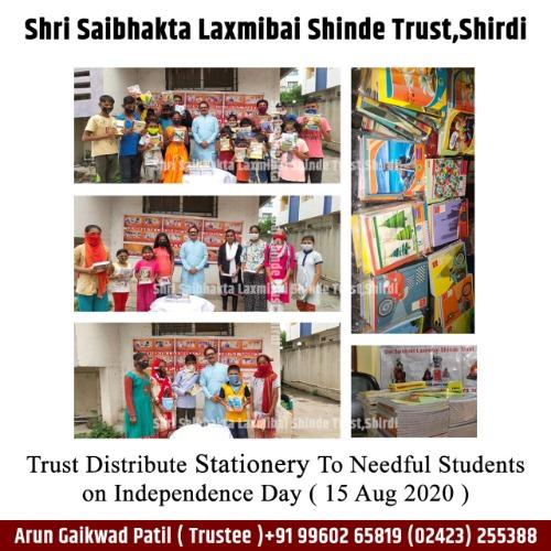 Distribute Stationery To Needful Students( 15 Aug 2020)